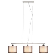 Rabalux 2630 ANASTASIA závěsné svítidlo 3xE27 hnědé