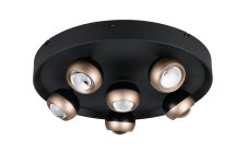 LED stropní svítidlo 50cm 4700 lm 2300+3000+4000K černé 3-krokové stmívání TRIO SELECT ORBIT 644410632