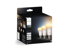 8720169364721 Philips Hue White Ambiance LED žiarovka E27 6W/810lm 1000-20000K biela 3-set