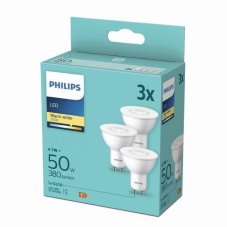 Philips 8719514393998 LED žárovka GU10 4,7W/50W 400lm 2700K PAR16 3-set