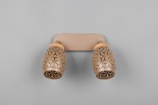 TRIO Reality R81572065 BIDAR stropní bodové svítidlo/spot 2xE14 kávová