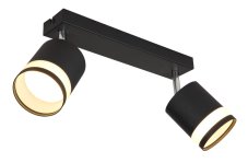 GLOBO 57852-2 LUCERO nástěnné bodové svítidlo/spot 2xGX53 7W 600/364lm 3000K černá, opálová