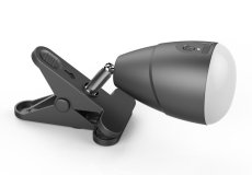Immax 08967L KLIP lampička LED  5W 140lm 4000K, čierna, stmievateľné