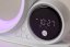 RABALUX 76109 Wakeway dekorační stolní lampička s hodinami LED 5W RGB bílá