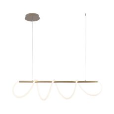 LED závěsné svítidlo 3500 lm 3000+4000+6000K zlaté Zuma Line BALBO 20006PM-GD