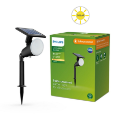 Philips 8720169269132 Outdoor solar Jivix solární zapichovací svítidlo/reflektor LED 1,4W/150lm 2700K IP44 černá