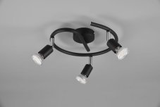 TRIO R80913932 PARIS bodové svietidlo D260mm 3xGU10 matná čierna