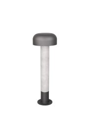 TRIO 562560178 FRASER vonkajšie stojanové svietidlo/stĺpik V540mm 1xE27 IP54 šedá, betónový vzhľad