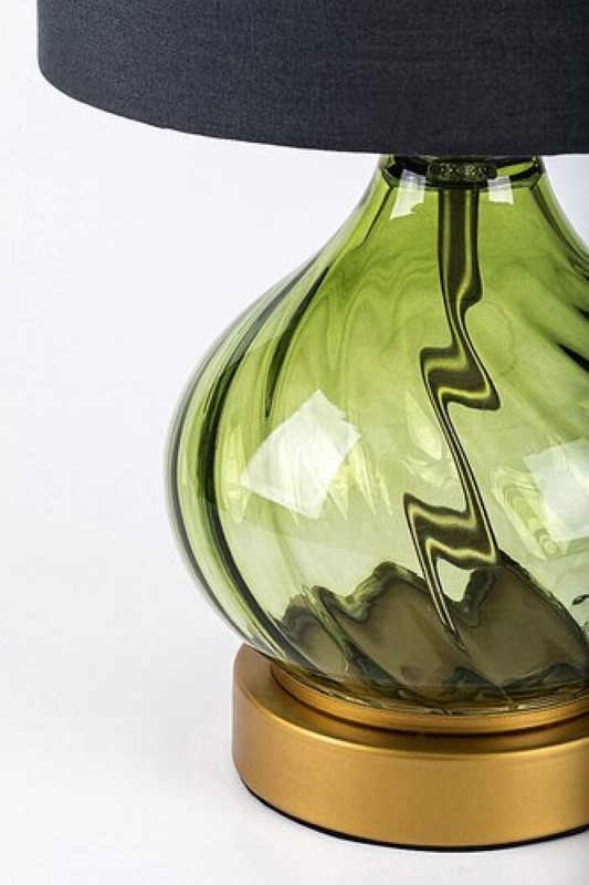 RABALUX 74033 Pirelo stolná lampička D200mm 1xE14 zelená, čierna