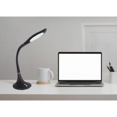 GLOBO 58271B PATTAYA dotykové stolní svítidlo LED 10W/620lm 3300-4500-6500K černá, stmívatelné