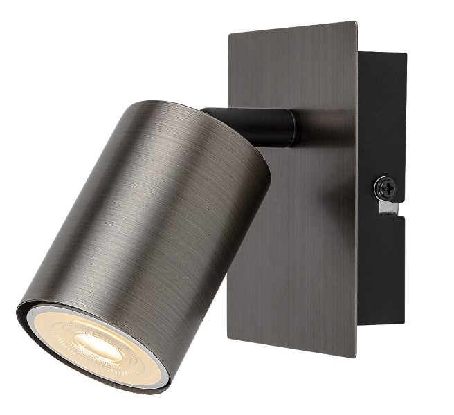 RABALUX 73071 Gerhard nástenné bodové svietidlo/spot 1xGU10 oceľovo šedá