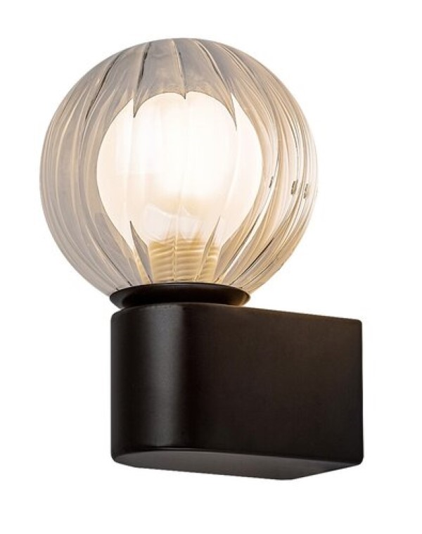 RABALUX 75021 Colzar nástenné svietidlo nad zrkadlo D100mm 1xG9 IP44 matná čierna