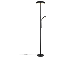 Stojací lampa LED 3000 / 4000 / 6500K čierna matná IP20 TRIO Reality PALERMO R45741132