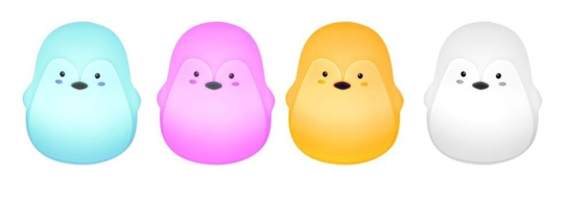 Rabalux 5410 Baloo dekoračné svietidlo LED RGB 111mm 0,4W/29lm 3000K IP20 biela