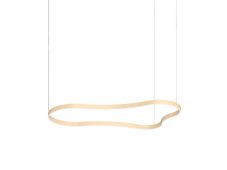 Ideal Lux 345284 WAVES závesné svietidlo LED 54W 5500/2930lm 3000K zlatá