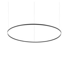 Ideal Lux 304472 ORACLE SLIM závesné svietidlo LED D1500mm 89W 9650/5000lm 4000K čierna