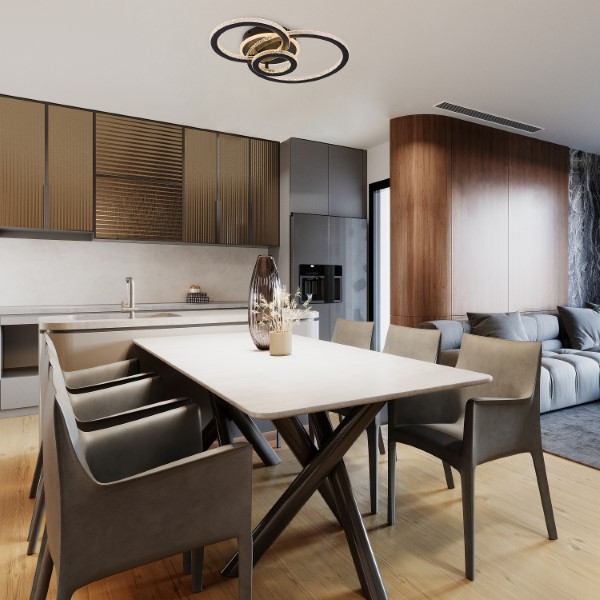 RABALUX 71392 Maziar stropní svítidlo LED 40W/3700lm 3000-6500K černá, bílá, stmívatelné, dálkový ovladač