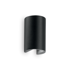 Exteriérové nástenné svietidlo Ideal lux 137391 APOLLO AP2 NERO 2xLED 6W/400lm 4000K čierna IP44