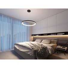 LED2 3273258DT BELLA SLIM závesné svietidlo LED D580mm 48W/3360lm 3000-4000K TRIAC kávová