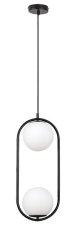 RABALUX 72029 Ghita závěsné svítidlo 2xE27 černá, bílá