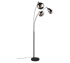 TRIO 417000332 LUMINA stojací lampa 3xE14 V2000mm černá matná, chromová