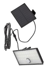 RABALUX 77129 Zavod solárne nástenné svietidlo/reflektor so senzorom LED 8W/800lm 5000K IP65 čierna