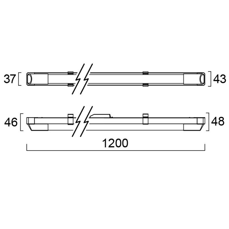 Sylvania 0045159  svietidlo pod kuchynskú linku LED IP20 BATTEN L1200 SINGLE 4000K