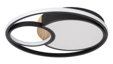 RABALUX 71044 Leola stropní svítidlo LED D480mm 81W/3800lm 3000+4000+6000K černá, bílá, stmívatelné, dálkový ovladač