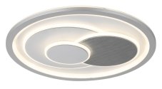 GLOBO 48469 RUIZ I stropné svietidlo D480mm LED 60W 2660lm 3000+4000+6500K strieborná, biela