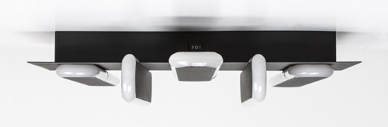 RABALUX 71050 Sindri stropné svietidlo LED 36W/1900lm 3000+4000K čierna, biela