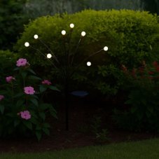 Solární svítidlo dekorační LED 3000K čierna IP44 Rabalux Tavira 77043