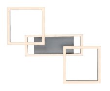 RABALUX 71382 Ellinor stropné svietidlo LED 40W/3700lm 3000-6500K chrómová, biela, stmievateľné, diaľkový ovládač