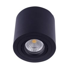 EMITHOR 48607 ALMAN 80mm povrchové bodové svítidlo 1xGU10 / MAX 50W, IP20, černá