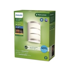 Philips 8720169263758 UltraEfficient Python vonkajšie nástenné svietidlo LED 3,8W/800lm 2700K IP44 nerez