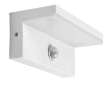RABALUX 77116 Zaragoza venkovní nástěnné svítidlo se senzorem LED 9W/850lm 2700+4000+6500K IP54 bílá