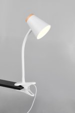 TRIO Reality R25831101 PONGO štipcové svietidlo SMD LED 4,5W/500lm 3000K biela