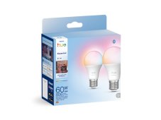 8720169392243 Philips Hue Essential White and color Ambiance LED žárovka E27 8W/806lm 2200-6500K+RGB bílá 2-set