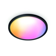 Philips Wiz Colors 8720169072671 SuperSlim stropné svietidlo LED D545mm 32W/3750lm 2700-6500K+RGB čierna