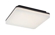 RABALUX 7250 Pernik exteriérové stropné svietidlo LED 280x280mm 24W/2400lm 4000K IP54 čierna, biela