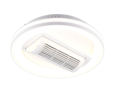 Stropný ventilátor so svetlom LED 2700–6500K biela IP20 TRIO Reality KURULA R69382101 časovač