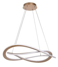 RABALUX 72282 Kallira závesné svietidlo D620mm LED 72W/12160/3800lm 3000K zlatá, biela