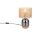 TRIO 564900157 TARA stolní lampička V320mm 1xE27 chromová, přírodní