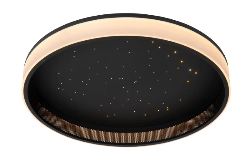LUCIDE 71102/40/30 ESTREJA stropné svietidlo D400mm LED 40W/2000lm 2500-3000K čierna