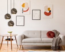 ITALUX PND-2424-3S-GR+GD Palermo závěsné svítidlo 3xE27 D490mm antracit