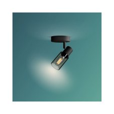 Philips 8720169299276 Palms nástěnné bodové svítidlo/spot 1xE14 černá, kouřová, ClickFix