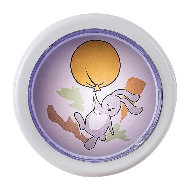 RABALUX 76073 Hopply pushlight orientačné svietidlo detské D100mm LED 0,3W/5lm 6000K biela, viacfarebná, 2XAA excl.