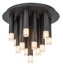 RABALUX 71354 Ramira stropné svietidlo D340mm 13xG9 čierna, priehľadná