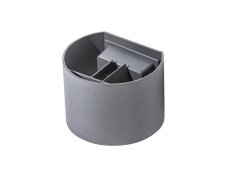 AZZARDO AZ2189 TECHNOline LETICIA 2 LED DGR nástenné LED svietidlo 6W/420lm IP54 tmavá šedá