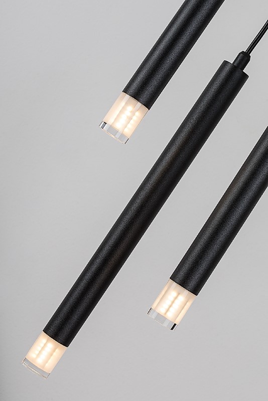 RABALUX 72358 Ramira závesné svietidlo D250mm 3xG9 čierna, priehľadná