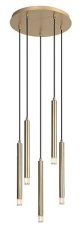RABALUX 72361 Ramira závesné svietidlo D360mm 5xG9 zlatá, priehľadná
